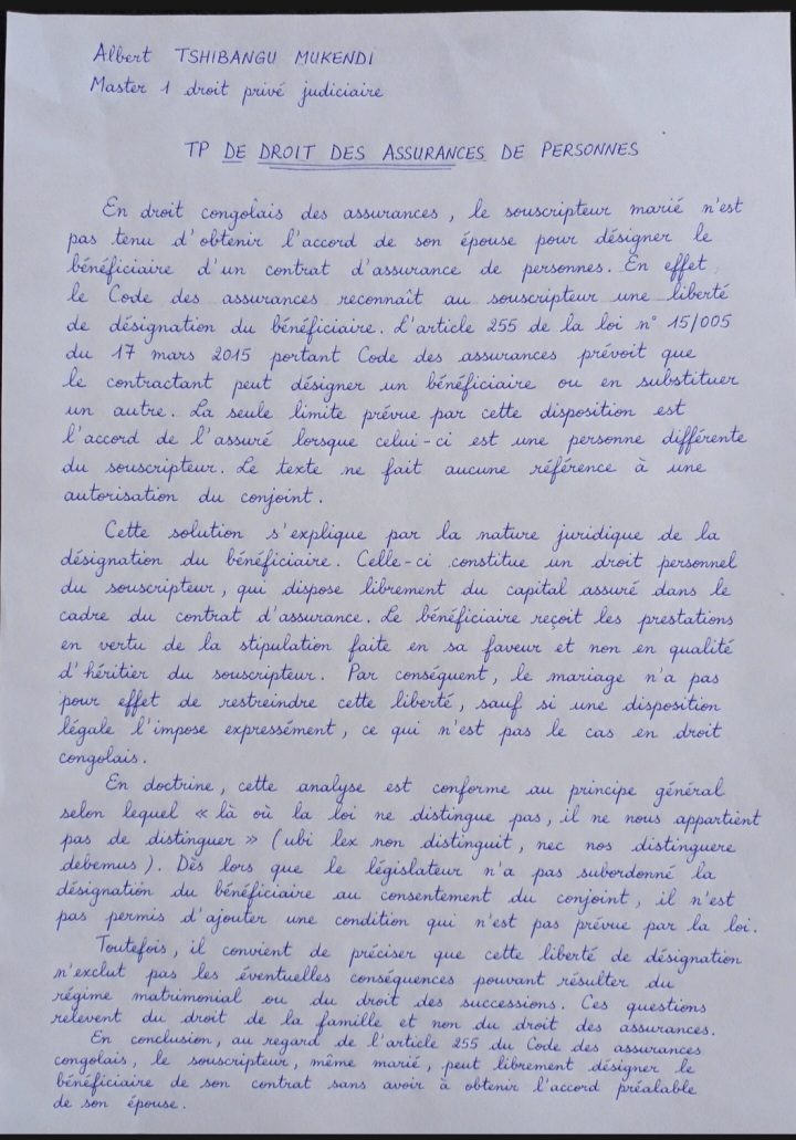 Réalisation