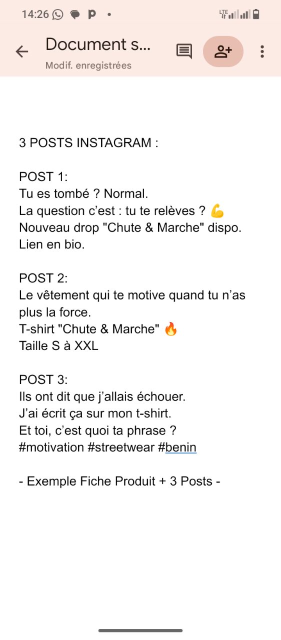 Réalisation