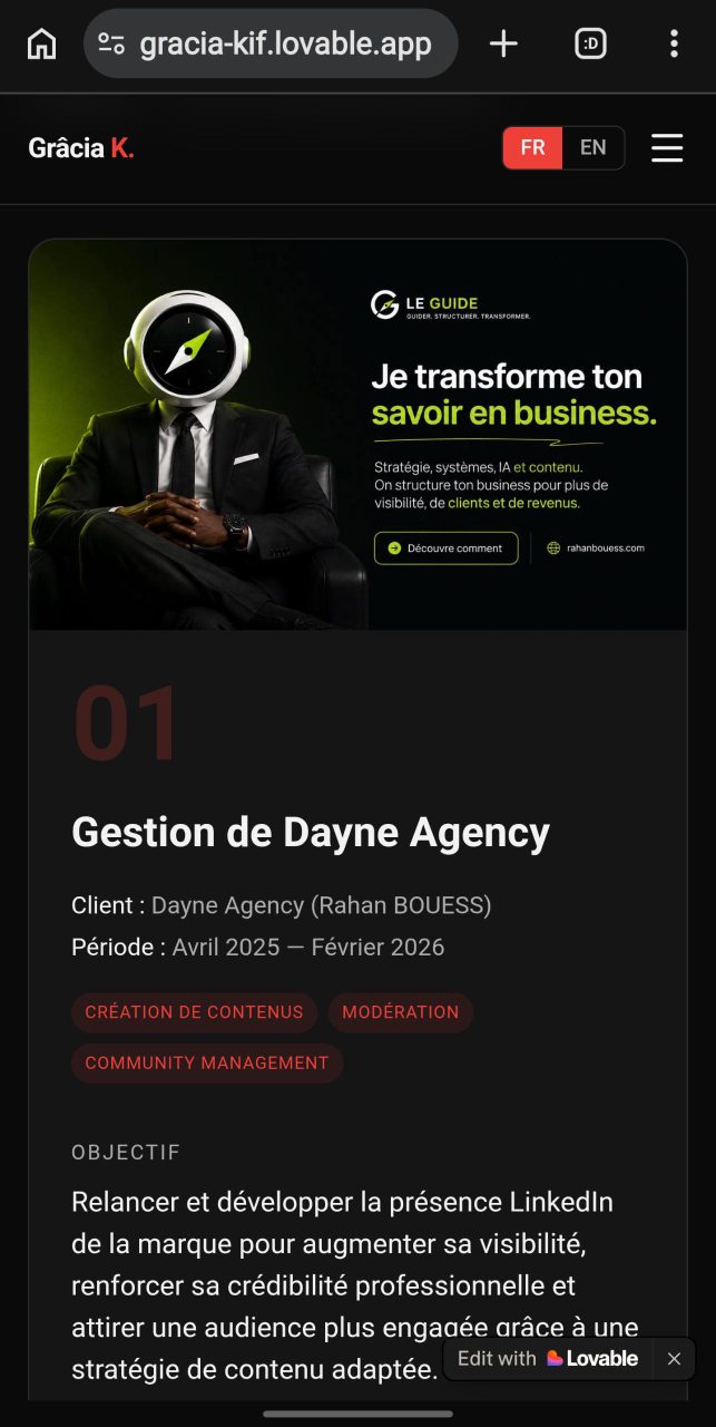 Réalisation